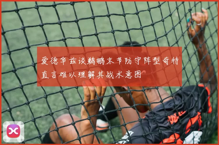 爱德华兹谈鹈鹕末节防守阵型奇特直言难以理解其战术意图